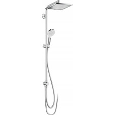 Hansgrohe Zestaw prysznicowy Hansgrohe Komplet prysznicowy Crometta E 240 1jet Reno, EcoSmart 9 l/min