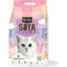 Kit Cat Żwirek dla kota Kit Cat KIT CAT SOYA CLUMP - ŻWIREK SOJOWY        CONFETTI  7L / 2.5kg