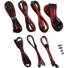 Cablemod CableMod C-Series PRO ModMesh 12VHPWR Cable Kit for Corsair RM, RMi, RMx (Black Label) - black/red