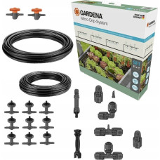 Gardena GARDENA Micro-Drip System Drip Irrigation Set Raised Bed/Bed, 35 Plants, Dripper (Black/Grey, Model 2023)