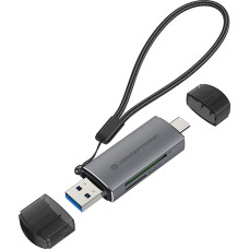 Conceptronic Czytnik Conceptronic CONCEPTRONIC Card Reader USB-C/USB-A -> Micro SD/TF       sw