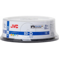 JVC JVC BD-R 25GB 6X INKJET WHITE PRINTABLE CAKE*25 70L71KJCK0007