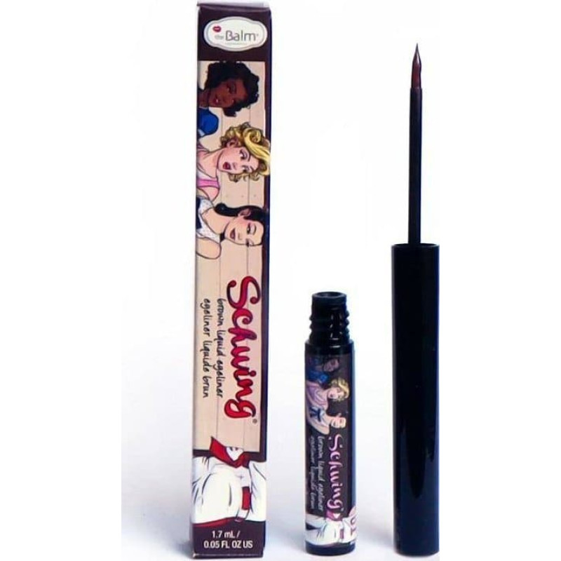 The Balm Schwing Liquid Eyeliner długotrwały eyeliner w płynie Brown 1.7ml