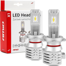 Amio Żarówki samochodowe led seria x1 h7 h18 6500k canbus amio-02966