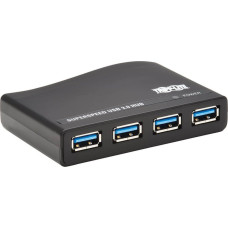 Eaton HUB USB Eaton Tripp Lite 4-Port USB-A Mini Hub - USB 3.2 Gen 1, International Plug Adapters - Hub - 4 x USB 3.2 Gen 1 - Desktop