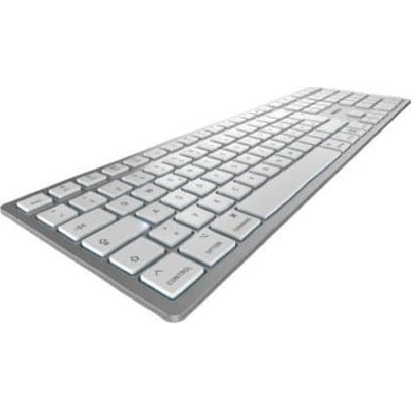 Cherry Klawiatura Cherry CHERRY KW 9100 SLIM FOR MAC klawiatura USB + Bluetooth QWERTY Angielski Srebrny