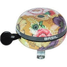 Basil Dzwonek rowerowy BASIL BLOOM FIELD BIG BELL BICYCLE BELL 80mm, honey yellow (NEW 2024)