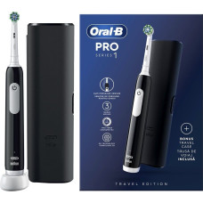 Oral-B Szczoteczka Oral-B Pro Series 1 Cross Action + Etui Black