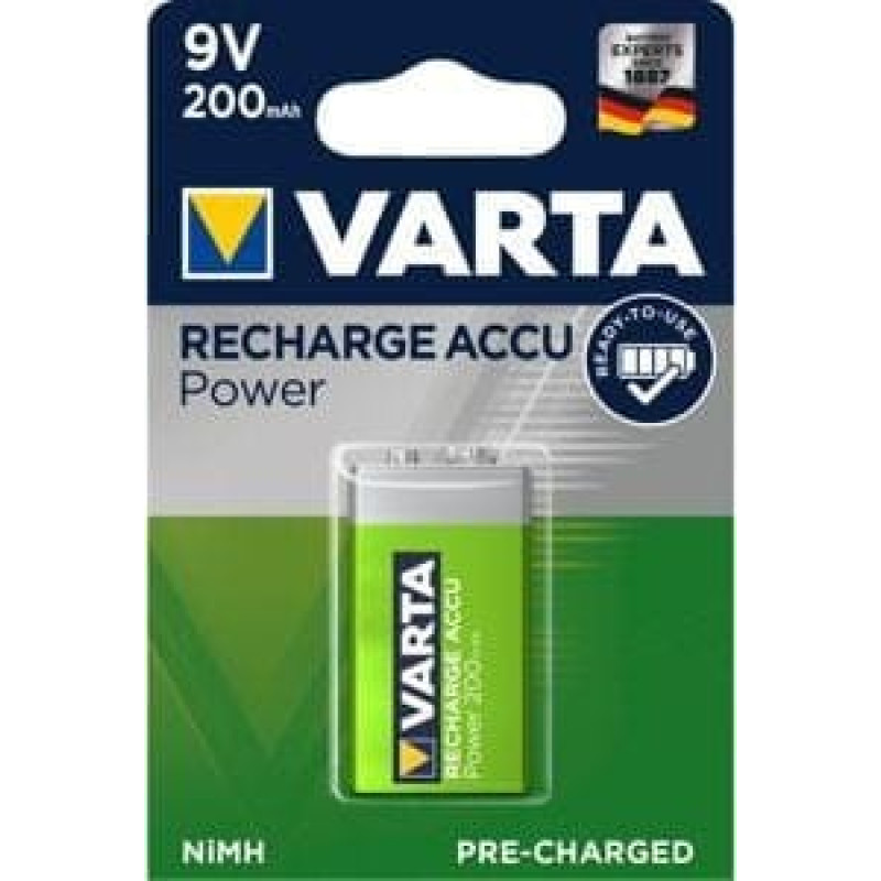 Varta Akumulator Rechargeable 9V Block 200mAh 10 szt.