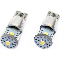 Amio LED CANBUS 3SMD 2835 T10e (W5W) ALU White 12V/24V