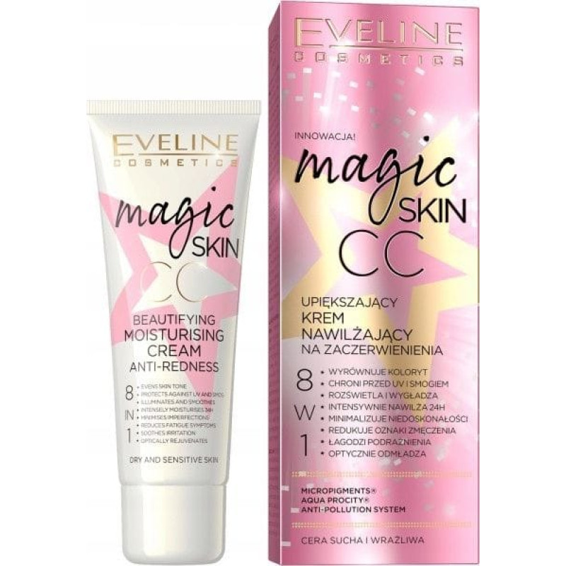 Eveline Krem nawilżający Magic Skin Cc na zaczerwienienia