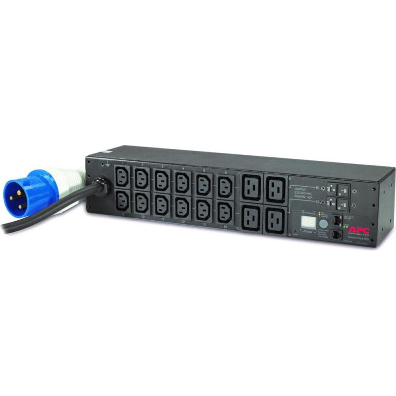 APC APC Rack PDU Metered 2U 32A 230V 12 C13 4 C19 - AP7822B