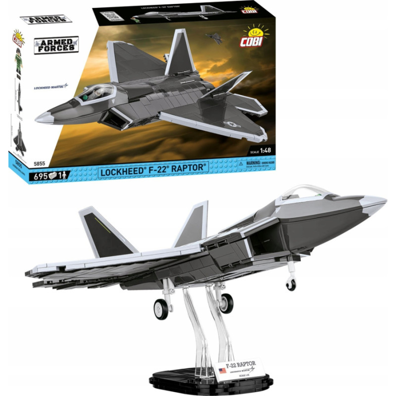 Cobi Klocki Klocki Armed Forces Lockheed F-22 Raptor