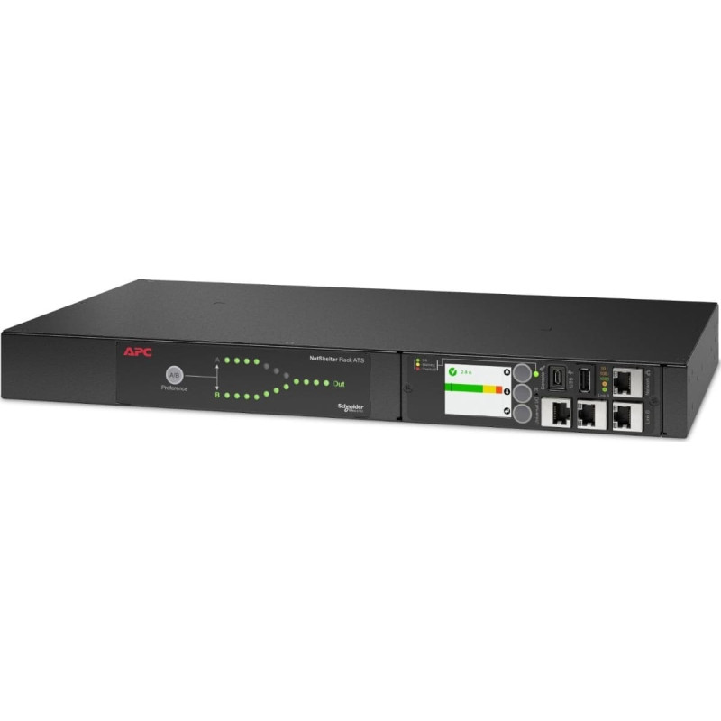 APC Przełšcznik AP4421A Rack ATS, 230V, 10A, C14 in, (12) C13 out