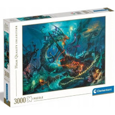 Clementoni Puzzle 3000 elementów High Quality The Underwater Battle