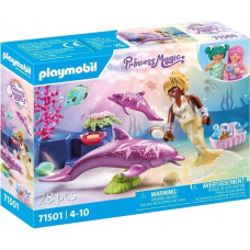 Playmobil 71501 Princess Magic Meerjungfrau mit Delfinen