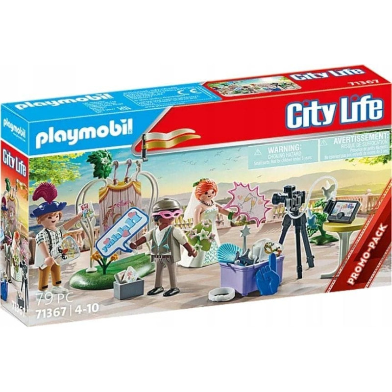 Playmobil Zestaw z figurkami City Life 71367 Ślubna fotobudka