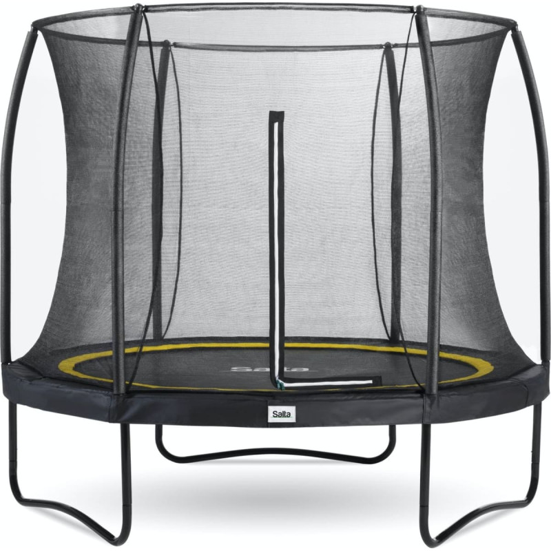 Salta Trampolina ogrodowa Salta ogrodowa Comfort Edition z siatką wewnętrzną 7 FT 213 cm czarna