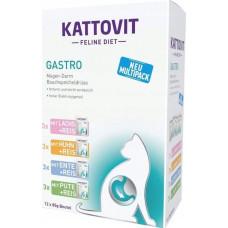 Kattovit KATTOVIT GASTRO Zestaw na układ pokarmowy 12x85g dla kota