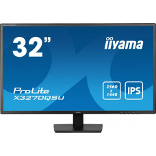 Iiyama ProLite X3270QSU-B1 (80 cm (31.5 Zoll), schwarz (matt), WQHD, IPS, HDMI, DP, 100Hz Panel)