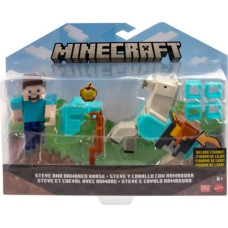 Minecraft Figurka Minecraft MINECRAFT FIGURKI 2-PAK STEVE AND ARMORED HORSE