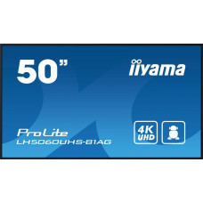 Iiyama ProLite LH5060UHS-B1AG, Public Display (schwarz (matt), UltraHD/4K, IPS, Lautsprecher)