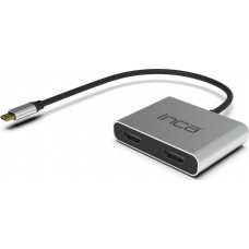 Inca HUB USB Inca INCA Adapter ITPC-4 Typ C > 2xHDMI 4K30Hz,1xUSB-A,1xUSB-C