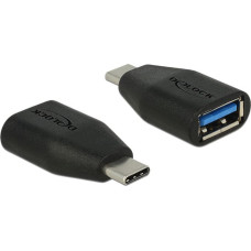 Delock Adapter USB Delock USB-C - USB Czarny  (65519)