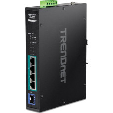 Trendnet Switch TRENDnet Trendnet TI-PGM541 łącza sieciowe Gigabit Ethernet (10/100/1000) Czarny