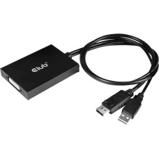 Club 3D Adapter AV Club 3D DVI-D - DisplayPort + USB-A czarny (CAC-1010)