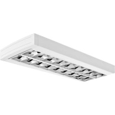 Pxf Lighting Oprawa nasufitowa rastrowa Monza II PAR 2 x 49W G5 biała (PX2200150)