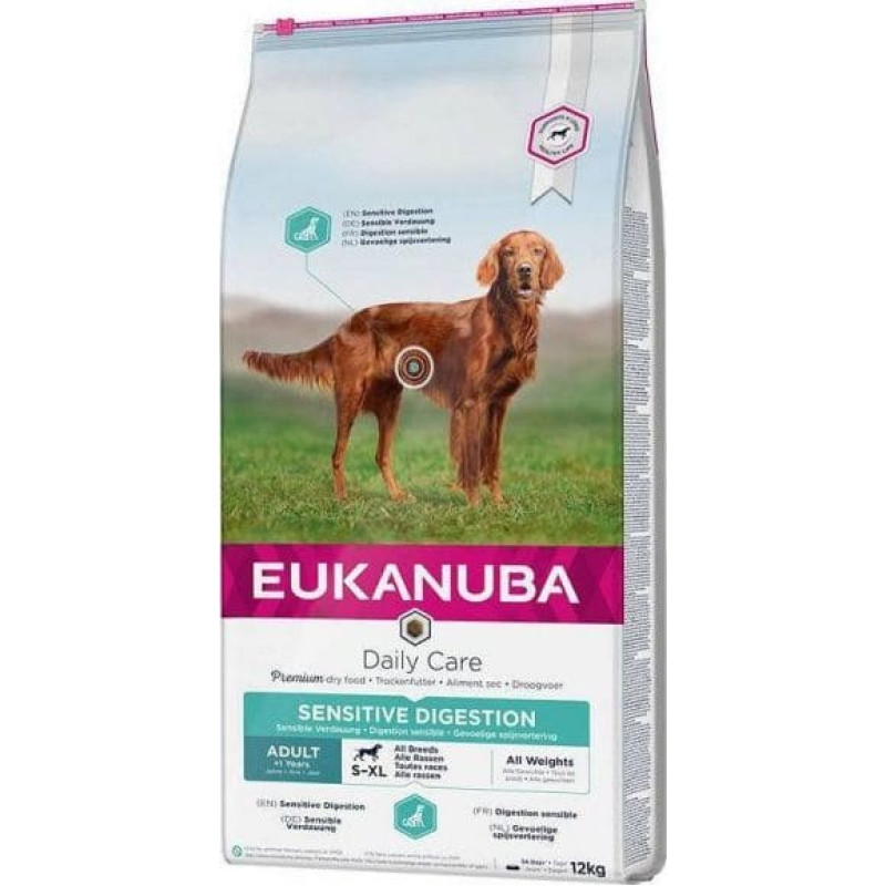 Eukanuba Daily Sensitive Digestion dla psa 12 kg