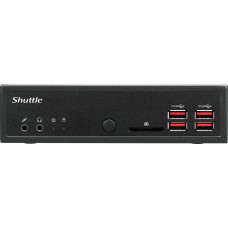 Shuttle Komputer Shuttle SHUTTLE Barebone XPC slim DH32U Intel Pentium Gold 7505 2x32GB DDR4-3200 2xSODIMM 4xUSB 3.2 4xHDMI noOS