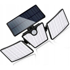 LTC Kinkiet LTC Lampa solarna LTC 74 x LED SMD, 20 W, czujnik ruchu i zmierzchu, regulacja kąta świecenia, akumulator 2400 mAh.