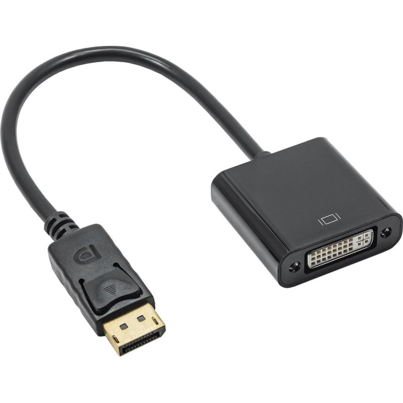 Akyga Adapter AV Akyga DisplayPort - DVI-I czarny (AK-AD-58)