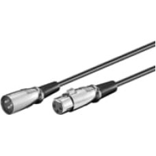 Microconnect Kabel XLR - XLR 6m srebrny (XLRMF6)