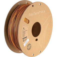 Poly Filament Polymaker PolyTerra PLA Dual Shadow Orange 1,75mm 1kg - Orange-Black}