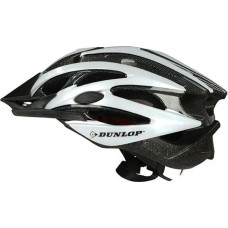 Dunlop Dunlop - Kask rowerowy regulowany MTB r. M 55-58 cm (biało-czarny)