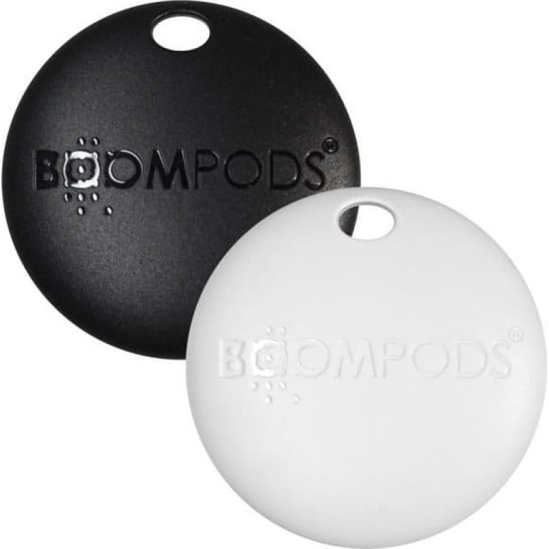 Boompods Głośnik Boompods Boompods Boomtag 2 Pack schwarz weiß