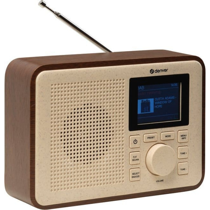 Denver Radio Denver Radio Denver Greenline DAB-60 dark wood/UO