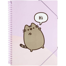 Pusheen Pusheen - Skoroszyt A4 z gumką + 30 przezroczystych koszulek