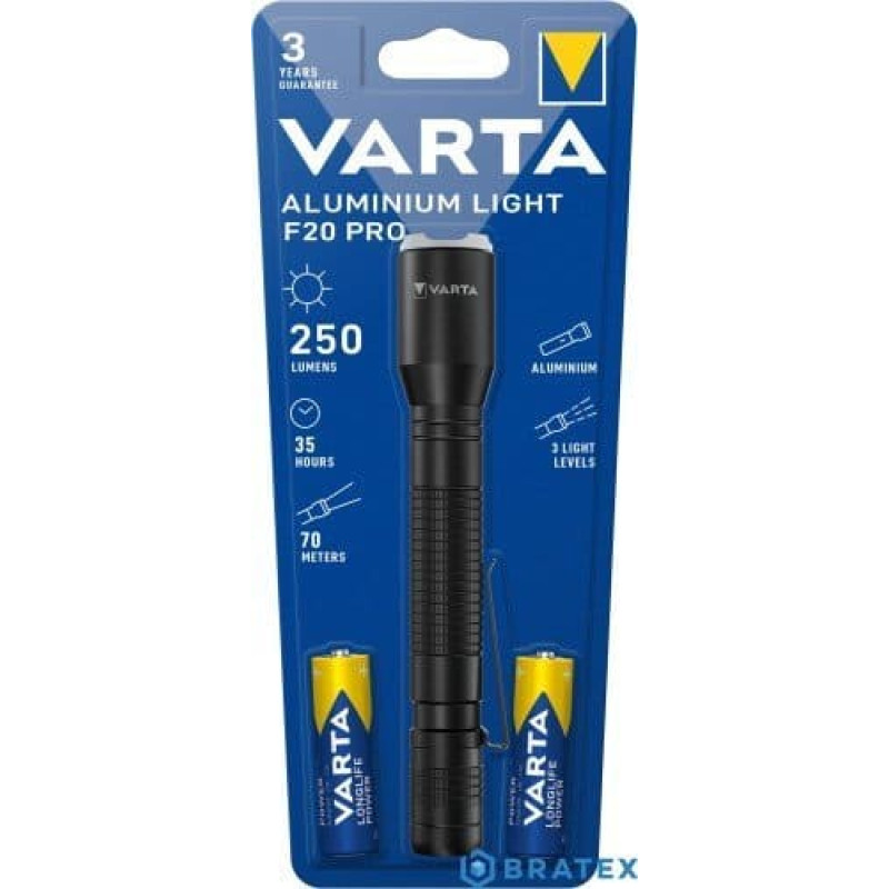 Varta Latarka Varta VARTA Aluminium Light F20 Pro