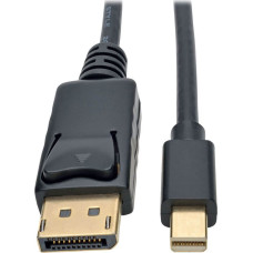 Eaton Kabel Eaton Eaton Tripp Lite Series Mini DisplayPort to DisplayPort Adapter Cable, 4K 60 Hz (M/M), DP Latching Connector, Black, 6 ft. (1.8 m) - DisplayPort-Kabel - DisplayPort (M) zu Mini DisplayPort (M) - 1.83 m - eingerastet, 4K Unterstutzung - S