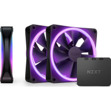 Nzxt F120 RGB DUO Triple 120x120x25 (schwarz, 3er Pack, inkl. RGB-Controller)