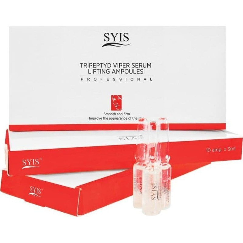 Syis SYIS AMPUŁKI LIFTINGUJĄCE TRIPEPTYD VIPER SERUM 10x3ML