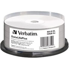 Verbatim BD-R DL 50 GB 6x 25 sztuk (43750)