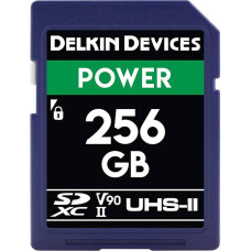 Delkin Karta Delkin Delkin SDXC Power 2000X UHS-II U3 (V90) R300/W250 256GB