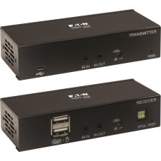 Eaton Eaton Tripp Lite Series DisplayPort to HDMI over Cat6 Extender Kit with KVM Support, 4K 60Hz, 4:4:4, USB, PoC, HDCP 2.2, up to 230 ft., TAA - Erweiterung fur Video/Audio - HDMI, DisplayPort - uber CAT 6 - bis zu 70 m - TAA-konform - fur P/N: B127A-