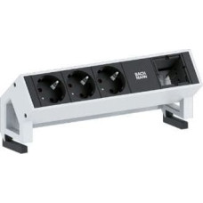 Bachmann Listwa zasilająca Bachmann Bachmann DESK 2 902.200 - black / white, 1x custom module, 2 power strip