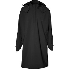 Basil Ponczo przeciwdeszczowe unisex BASIL MOSSE BICYCLE RAIN PONCHO UNISEX 100% waterproof jet black Rozmiar: XL/XXL